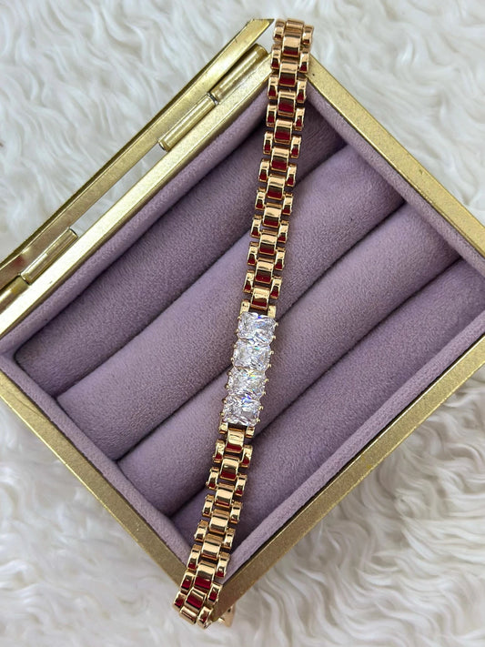 Xuping Parlak Taşlı Gold Bileklik★★★★★