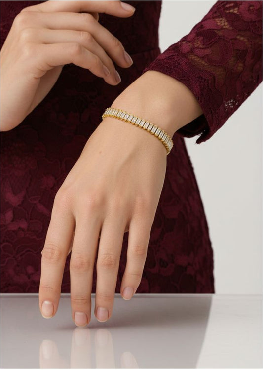 Xuping Rose Gold Zirkon Taşlı Bileklik★★★★★