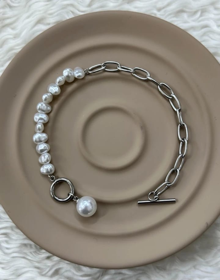 Xuping Gümüş & İnci Detaylı Bileklik★★★★★